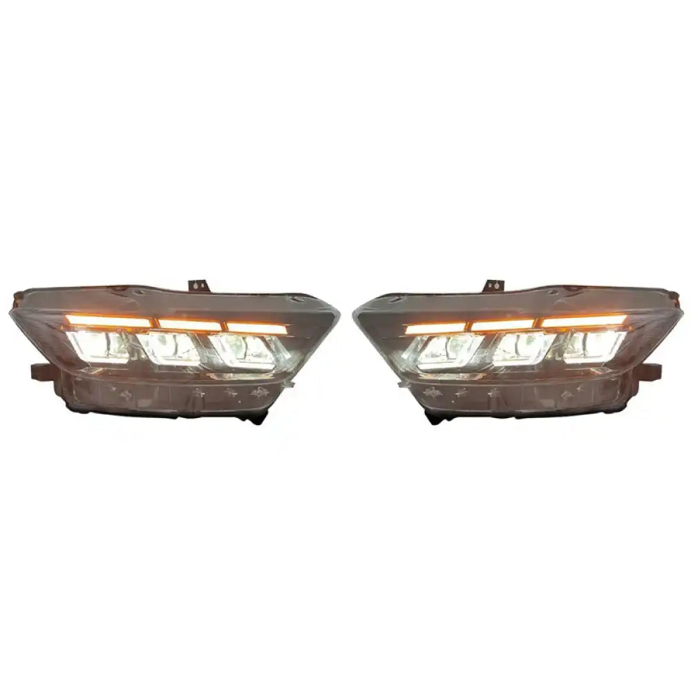 2015-2017 Ford Mustang Dark Horse Bumper Cover Switchback Headlight