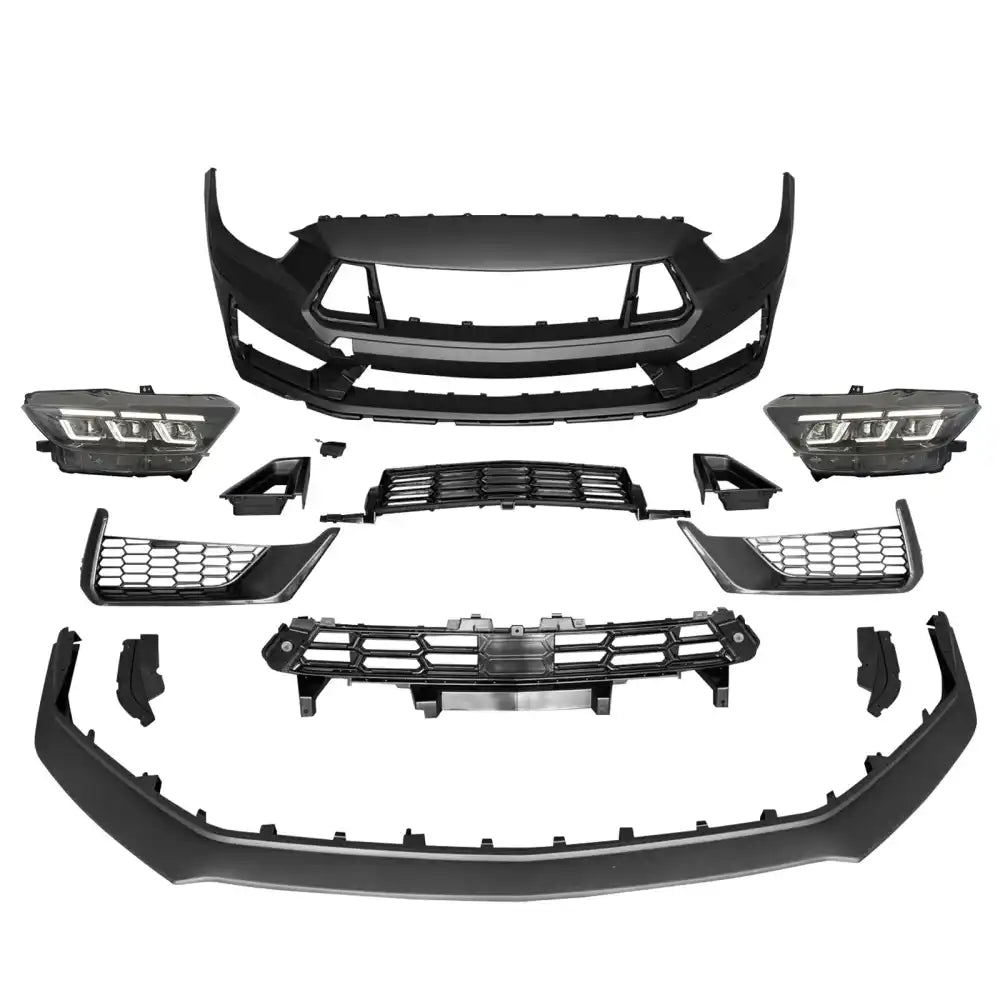 2015-2017 Ford Mustang Dark Horse Bumper Cover Switchback Headlight