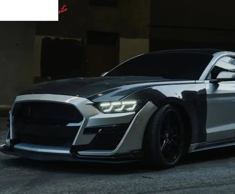 2015-2017 Ford Mustang EcoBoost Front Bumper Cover Lower Upper Grill