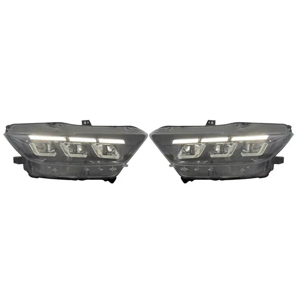 2015-2017 Ford Mustang Front Bumper Conversion W/ Headlights Grille PP