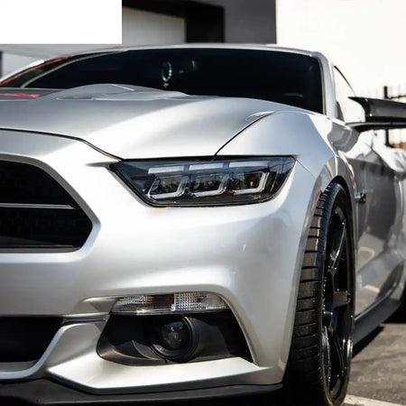 2015-2017 Ford Mustang Front Bumper Conversion W/ Headlights Grille PP