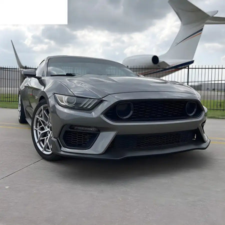 2015-2017 Ford Mustang Front Bumper Conversion W/ Headlights Grille PP