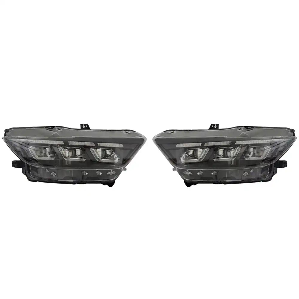 2015-2017 Ford Mustang Front Bumper Conversion W/ Headlights Grille PP
