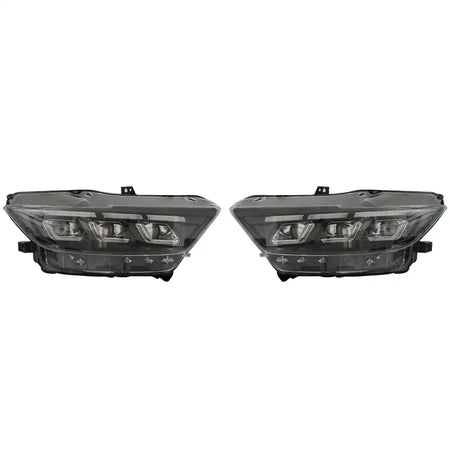 2015-2017 Ford Mustang Front Bumper Conversion W/ Headlights Grille PP