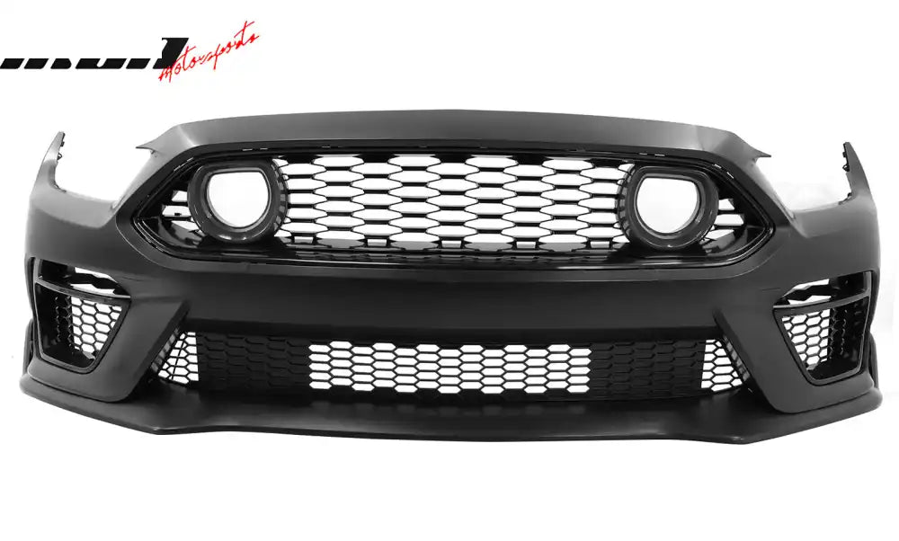 2015-2017 Ford Mustang Front Bumper Cover Lower Upper Grills W/ LED
