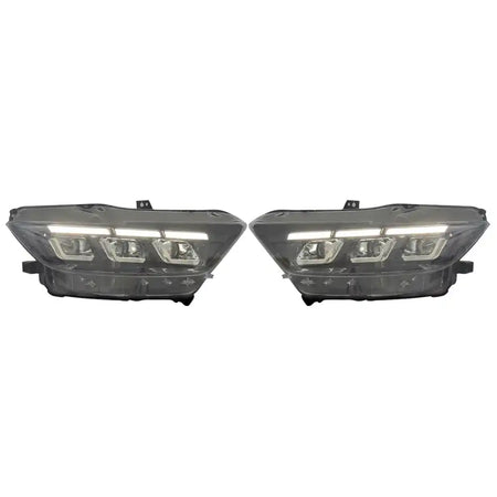 2015-2017 Ford Mustang Front Bumper Cover W/ LED Grilles Headlights