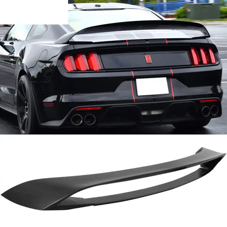 2015-2017 Ford Mustang Front Bumper Rear Diffuser & Dual Trunk Spoiler