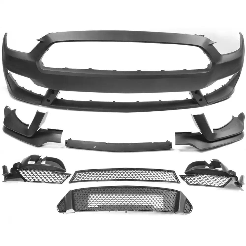 2015-2017 Ford Mustang GT350 Style Front Bumper Conversion Full Set