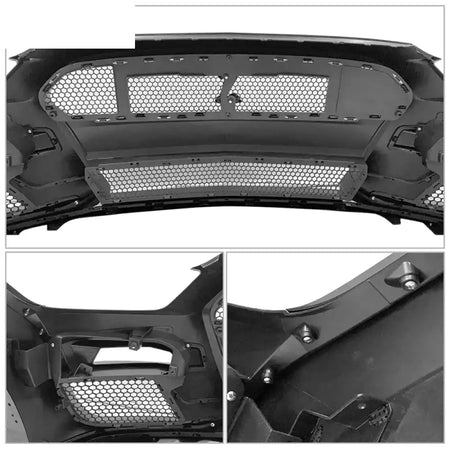 2015-2017 Ford Mustang GT500 Style Painted Front Bumper Replacement PP