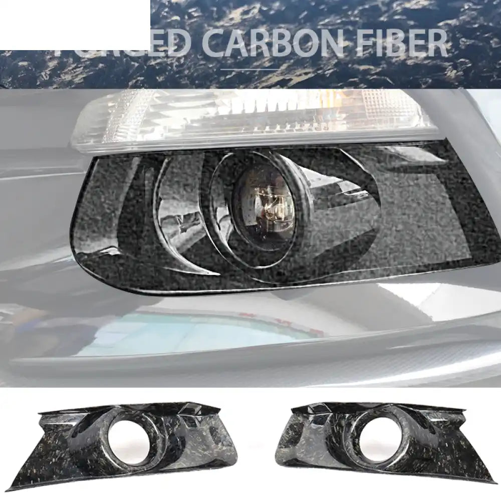 2015-2017 Ford Mustang JC Style Fog Light Cover Forged Carbon Fiber Forged Carbon Fiber