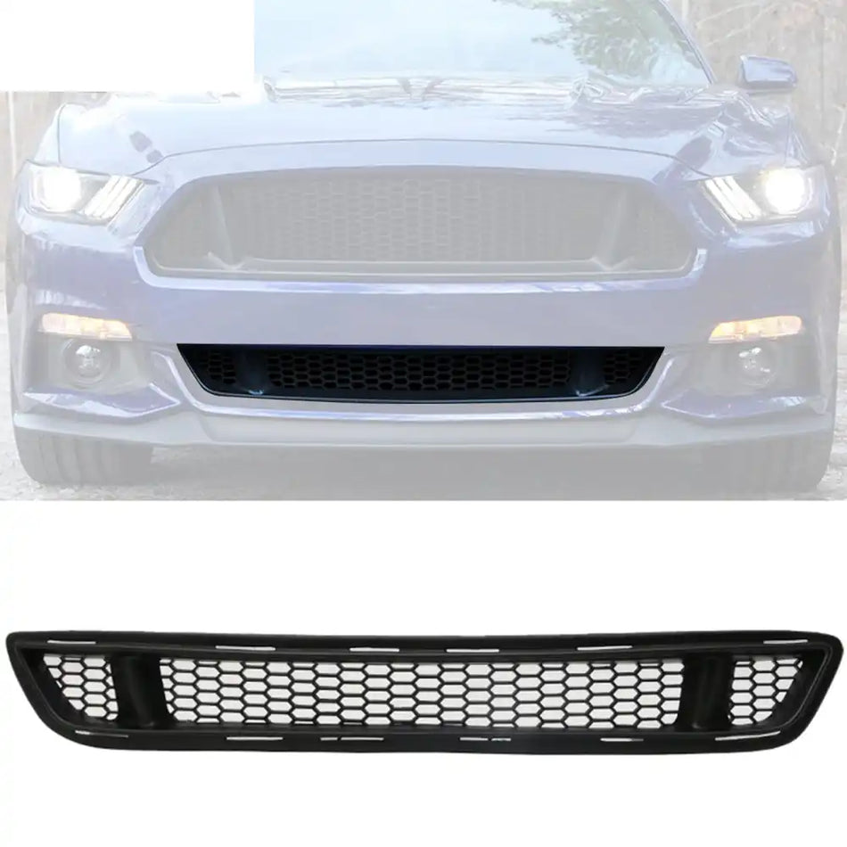 2015-2017 Ford Mustang Unpainted Front Lower Mesh Grille Grill PP
