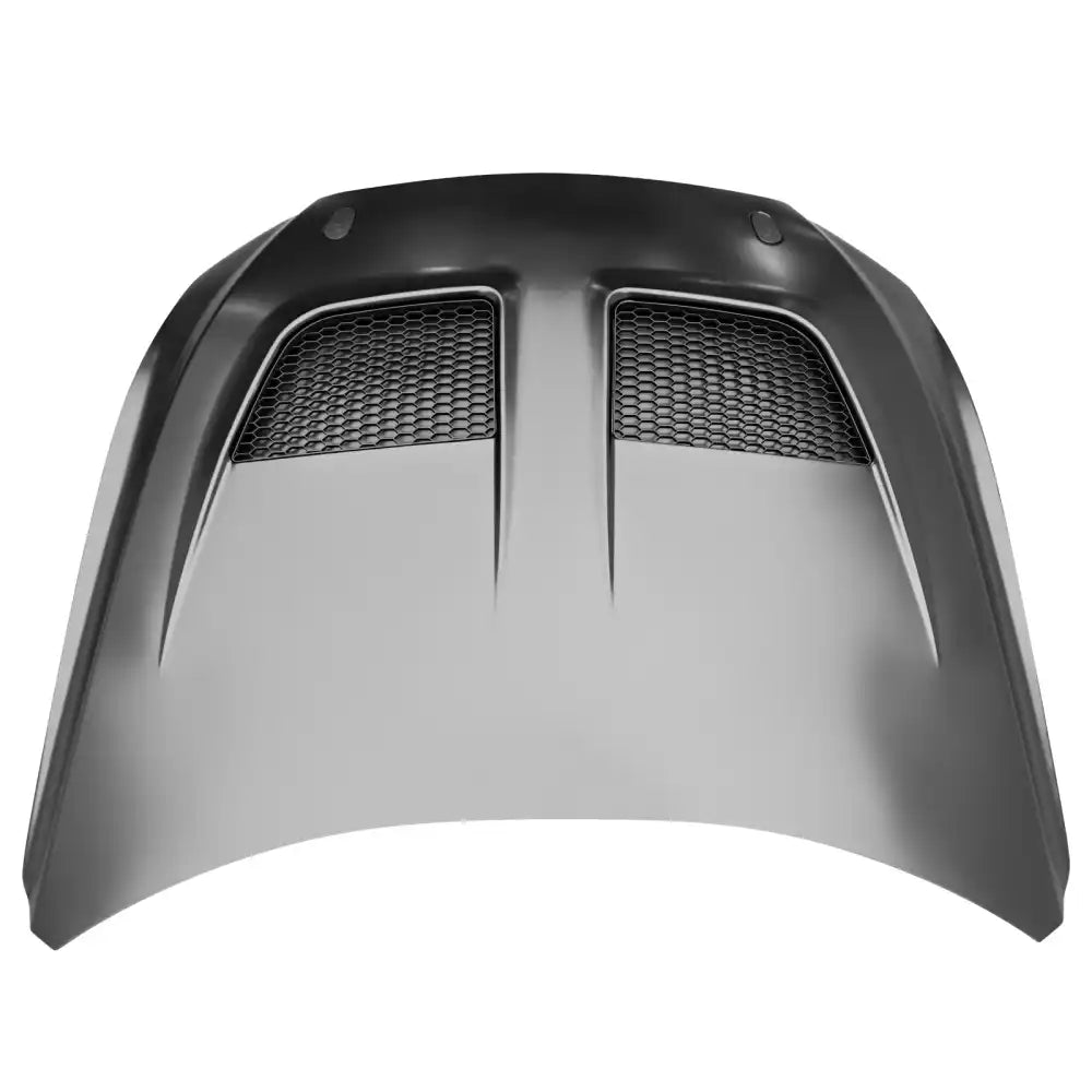 2015-2017 Ford Mustang V6/GT/GT350 GTD Style Front Hood Black Aluminum