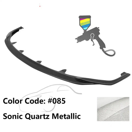 2015-2017 Lexus RC300 F Sport Silkblaze Style Front Bumper Lip PP Painted #085 Sonic Quartz Metallic