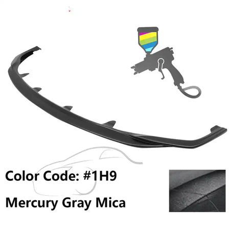 2015-2017 Lexus RC300 F Sport Silkblaze Style Front Bumper Lip PP Painted #1H9 Mercury Gray Mica