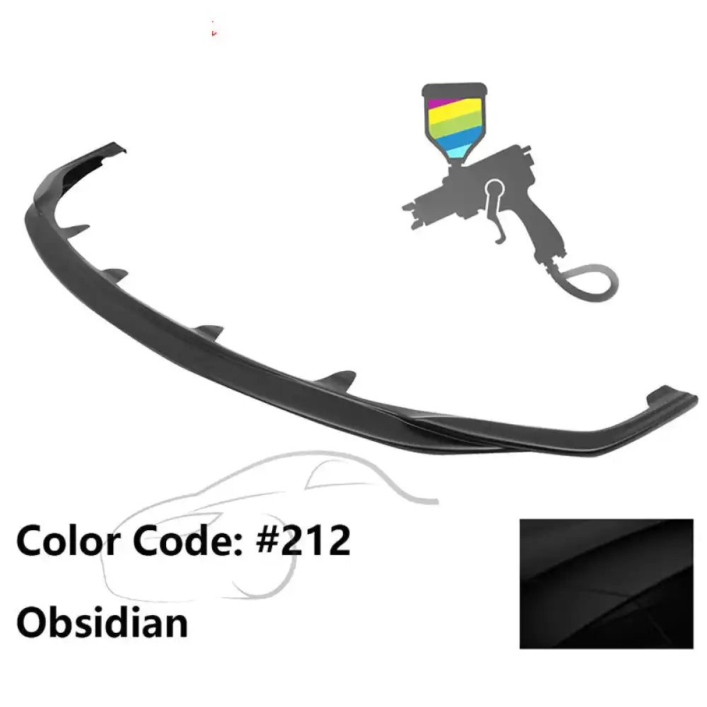 2015-2017 Lexus RC300 F Sport Silkblaze Style Front Bumper Lip PP Painted #212 Obsidian