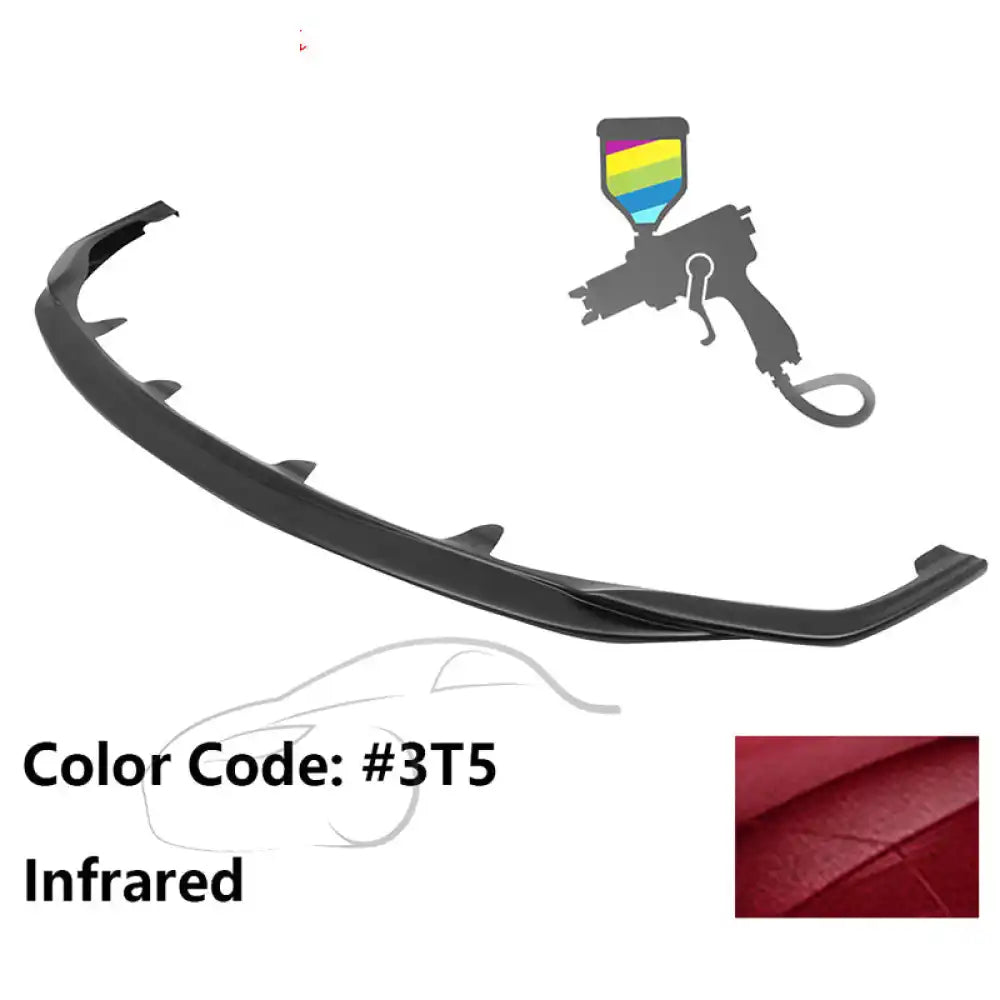 2015-2017 Lexus RC300 F Sport Silkblaze Style Front Bumper Lip PP Painted #3T5 Infrared