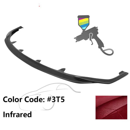 2015-2017 Lexus RC300 F Sport Silkblaze Style Front Bumper Lip PP Painted #3T5 Infrared