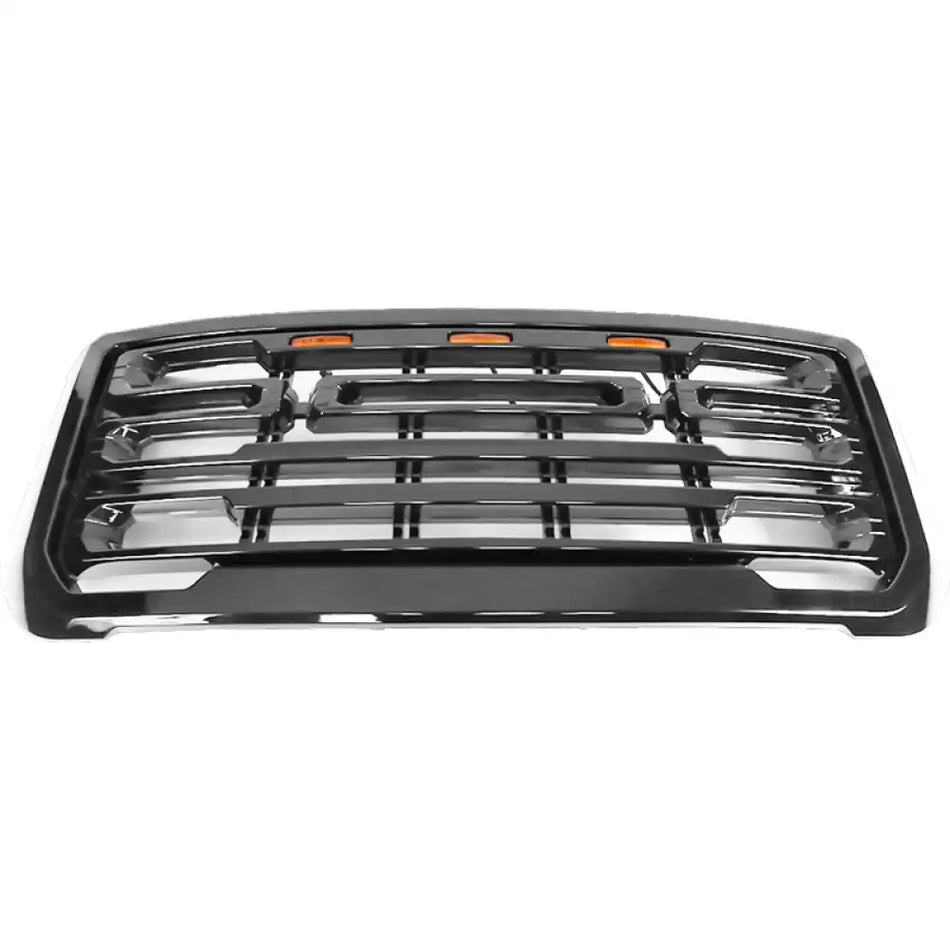 2015-2019 GMC Sierra 2500 3500 Front Grille Guard with Signal Light Gloss Black