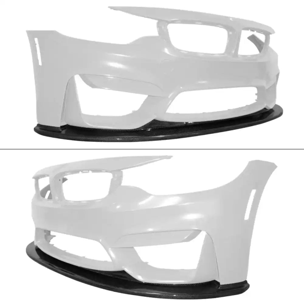2015-2020 BMW F80 M3 F82 F83 M4 Carbon Fiber Front Bumper Lip Spoilers