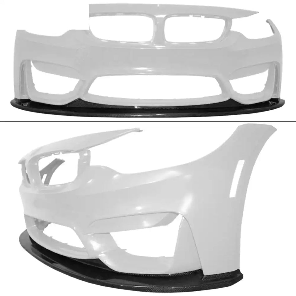 2015-2020 BMW F80 M3 F82 F83 M4 Carbon Fiber Front Bumper Lip Spoilers