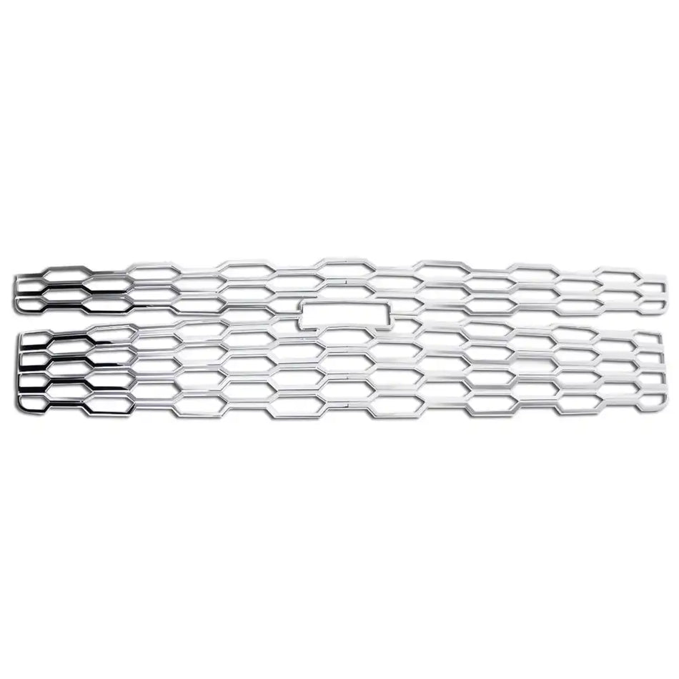 2015-2020 Chevy Suburban Chrome Front Bumper Upper Insert Grille ABS