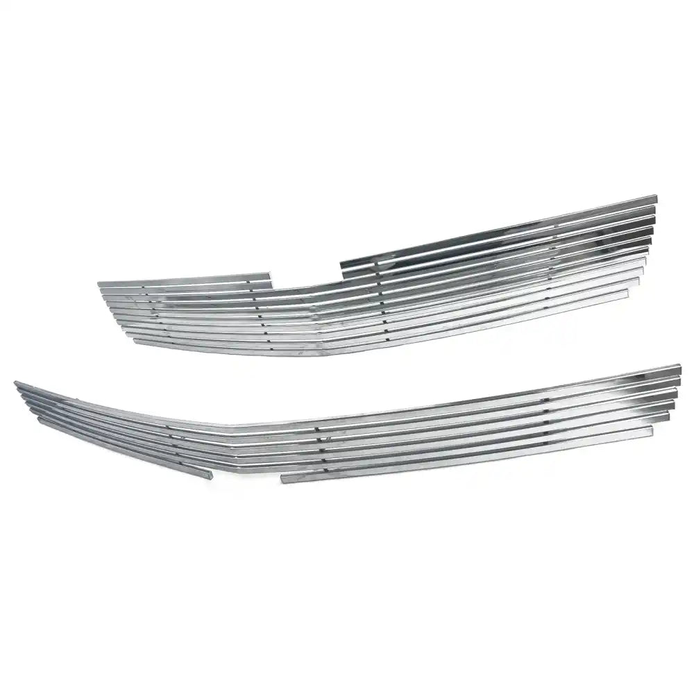 2015-2020 Chevy Tahoe Billet Wide Bar Style Front Upper Grille Insert Chrome