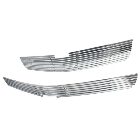 2015-2020 Chevy Tahoe Billet Wide Bar Style Front Upper Grille Insert Chrome