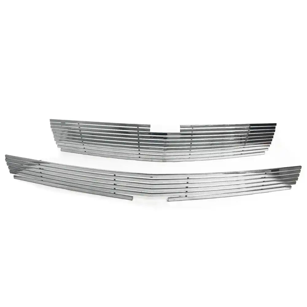 2015-2020 Chevy Tahoe Billet Wide Bar Style Front Upper Grille Insert Chrome