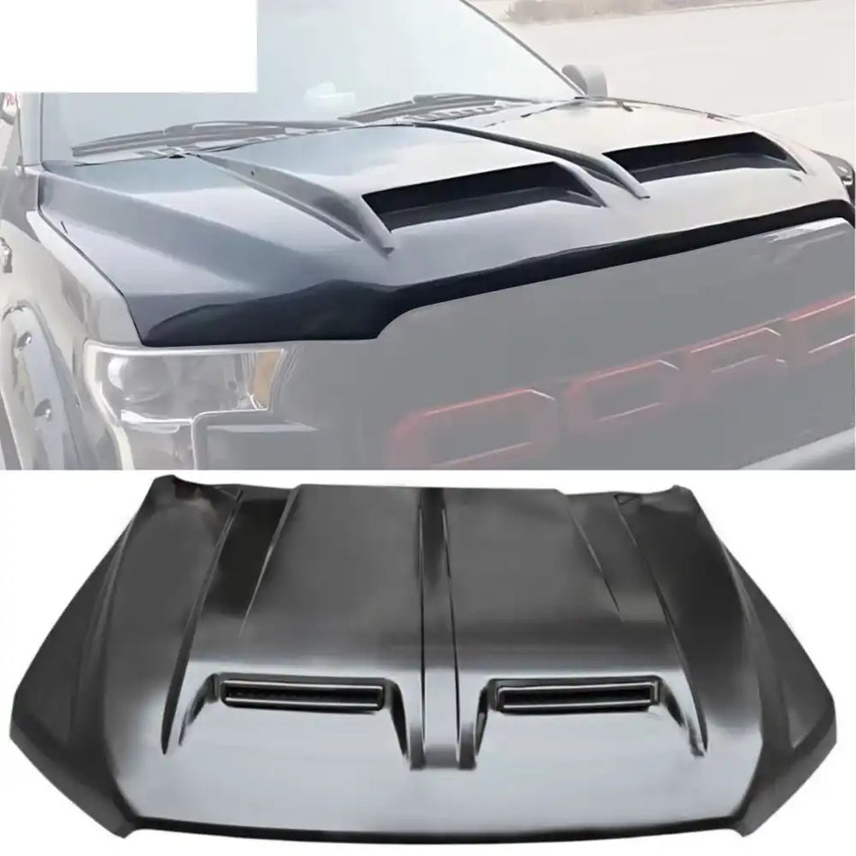 2015-2020 Ford F-150 Hood Cover Raptor Style Engine Bonnet Scoop Panel