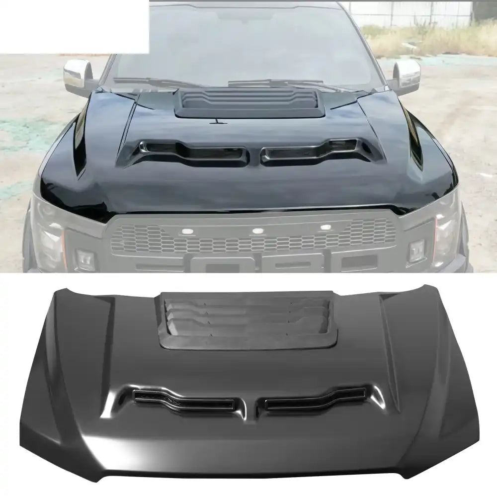 2015-2020 Ford F-150 Hood Cover Shelby Baja Style Engine Bonnet Panel
