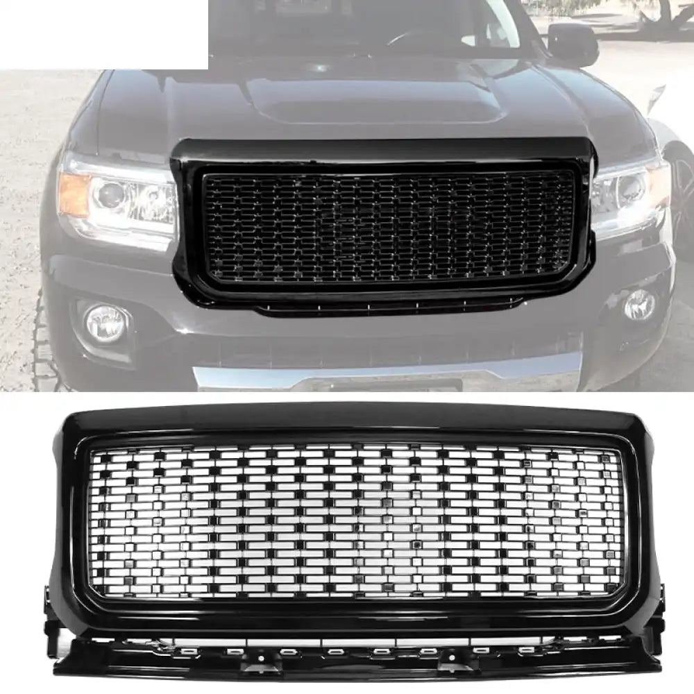 2015-2020 GMC Canyon Denali Style Front Bumper Hood Grille Guard Grill