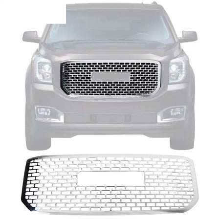 2015-2020 GMC Yukon Chrome Front Bumper Hood Upper Insert Grille ABS
