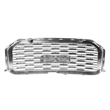 2015-2020 GMC Yukon Denali Style Chrome Front Bumper Upper Grille ABS Chrome