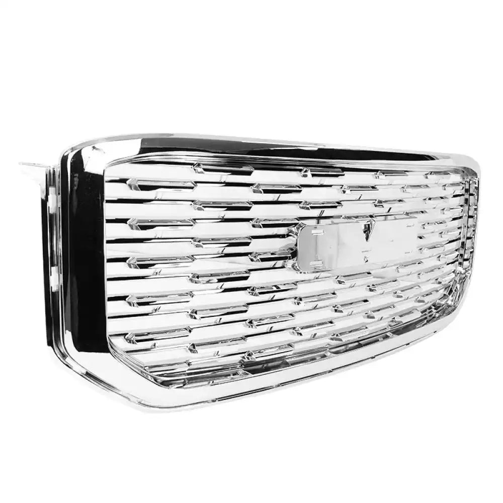 2015-2020 GMC Yukon Denali Style Chrome Front Bumper Upper Grille ABS Chrome