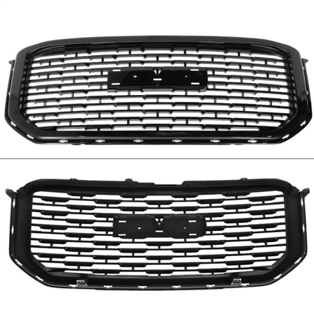 2015-2020 GMC Yukon XL Grill Denali Style Black Front Grille ABS