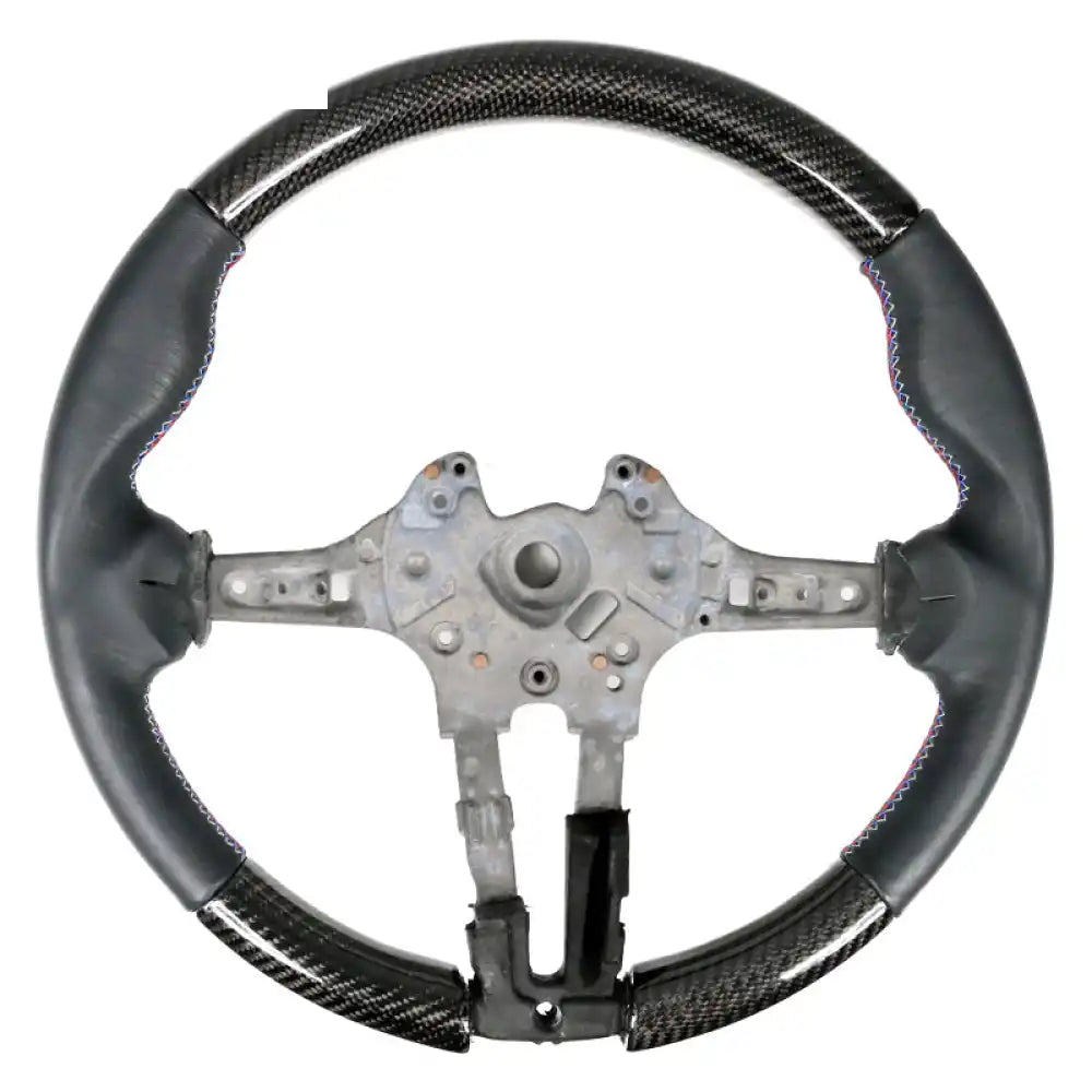 2015-2021 BMW Steering Wheel Carbon Fiber CF + Leather
