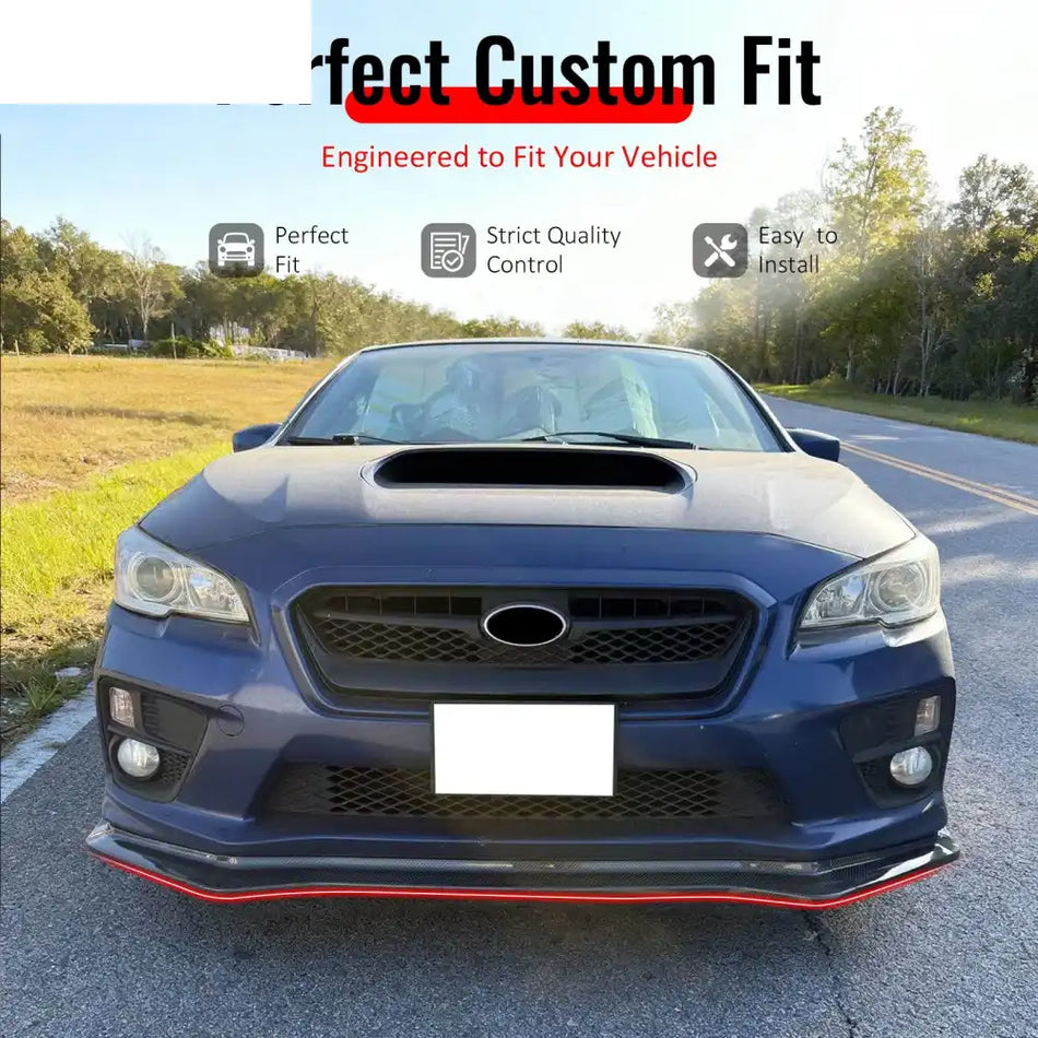 2015-2021 Subaru WRX/WRX STI Carbon Fiber IKON Style Front Bumper Lip