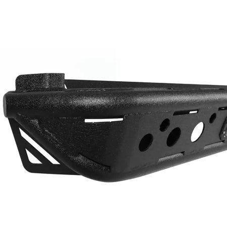 2015-2022 Ford F150 Textured Black Rear Bumper Guard LED Lights Lamp