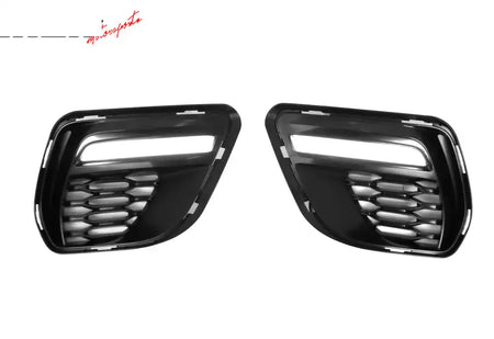 2015-2023 Charger IKON Gloss Black Front Rear Bumper Covers LED PP Gloss Black
