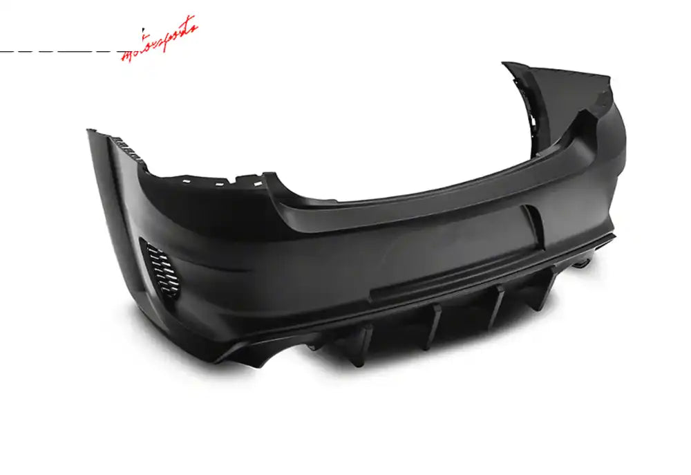 2015-2023 Charger IKON Matte Black Front Rear Bumper Covers LED PP Matte Black