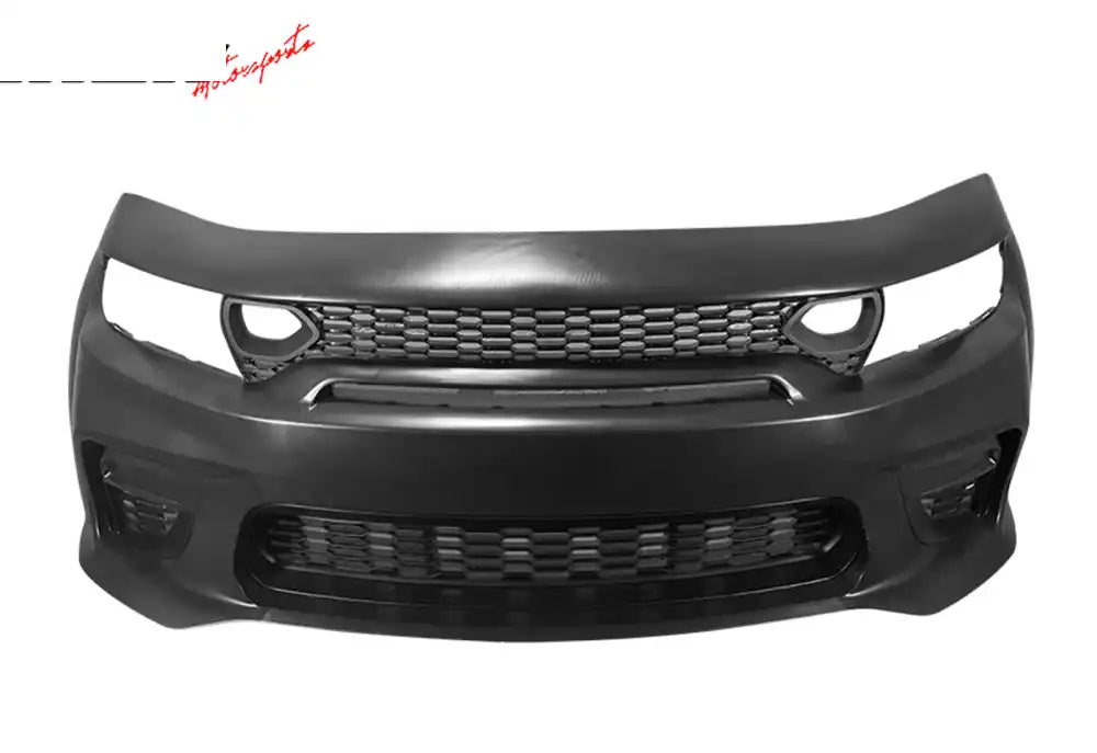 2015-2023 Charger IKON Matte Black Front Rear Bumper Covers LED PP Matte Black