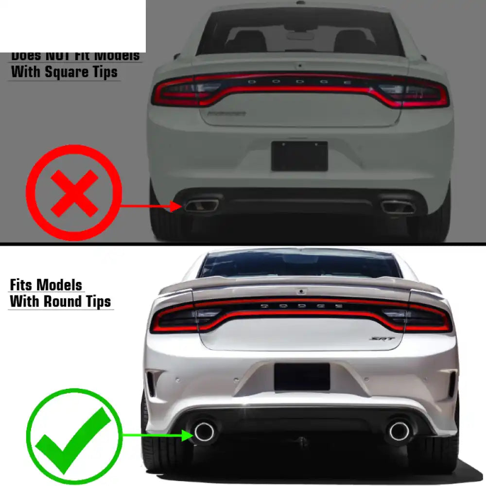 2015-2023 Charger SRT Rear Diffuser PP 3RD LED Brake Lamp