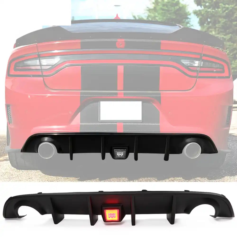 2015-2023 Charger SRT Rear Diffuser PP 3RD LED Brake Lamp