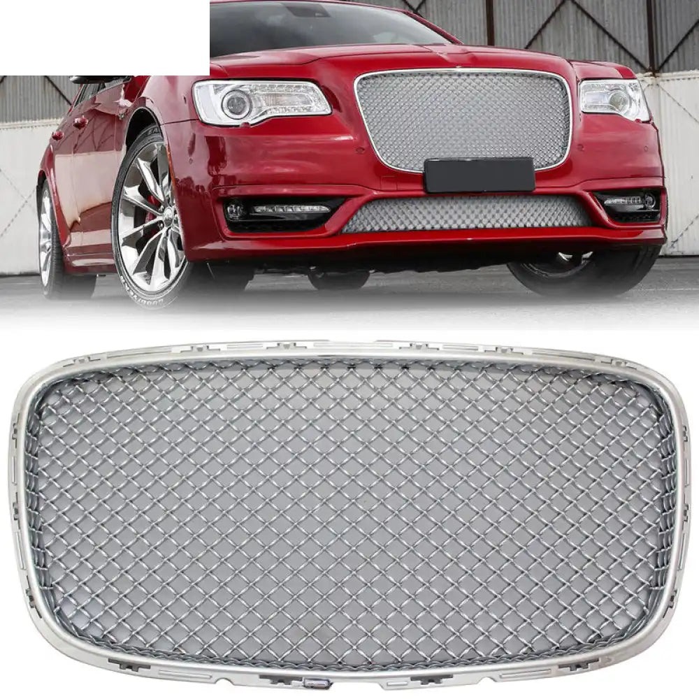 2015-2023 Chrysler 300 300C B Style Chrome Front Upper Grille