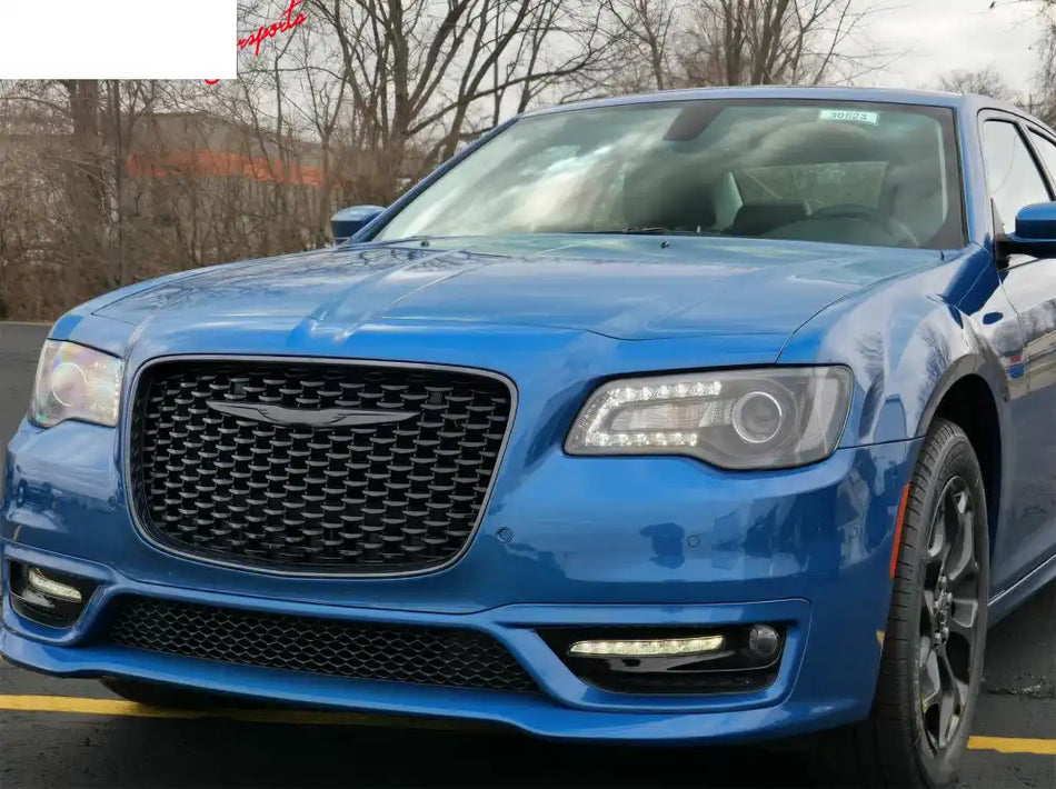 2015-2023 Chrysler 300 Matte Black 300S Sport Front Bumper Grille ABS Matte Black