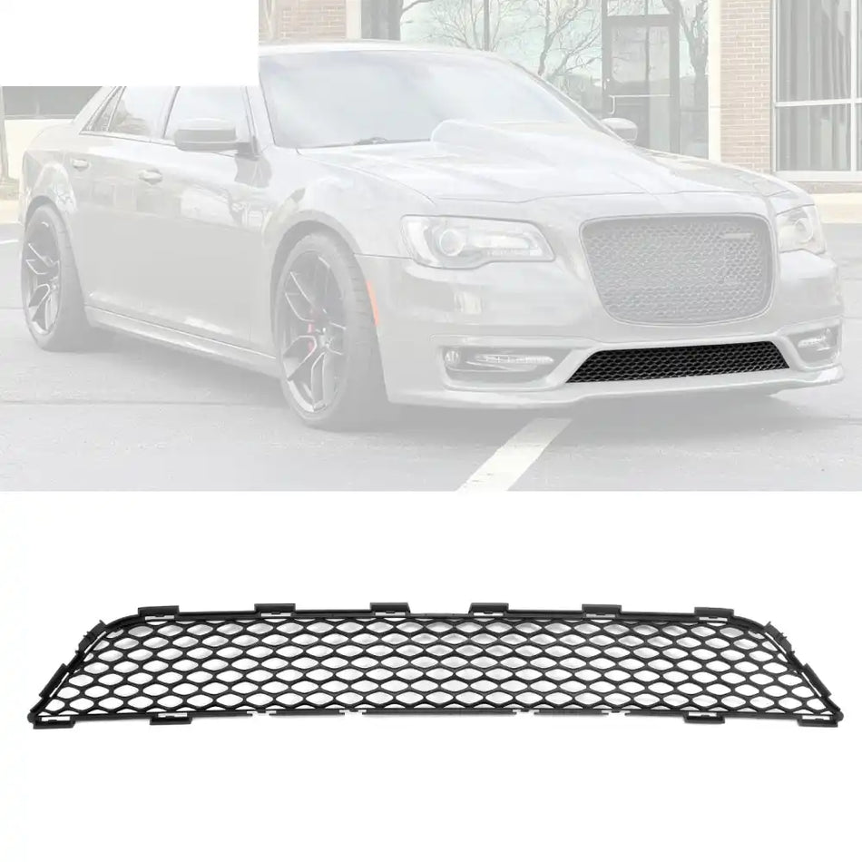 2015-2023 Chrysler 300 Matte Black SRT Front Bumper Lower Grille PP Matte Black