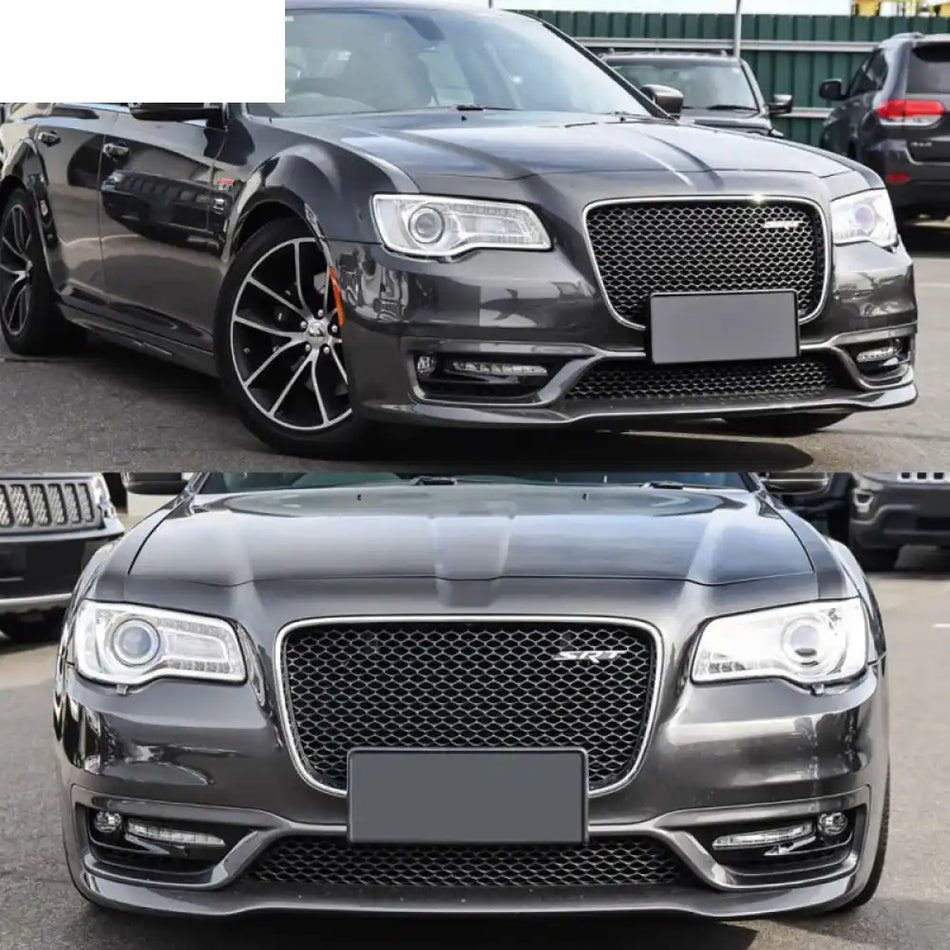 2015-2023 Chrysler 300 S Model Front Bumper Cover + Grill No Sensor Hole