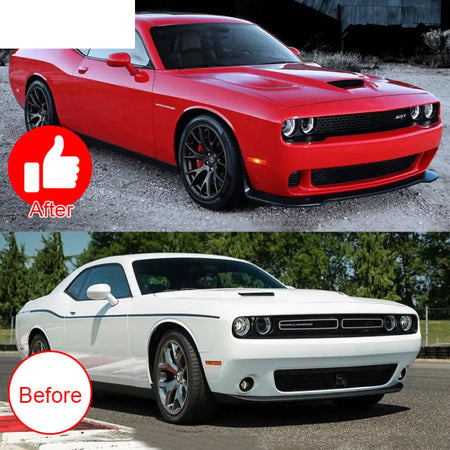 2015-2023 Dodge Challenger Front Bumper w/ Grille & HC Lip Unpaint PP