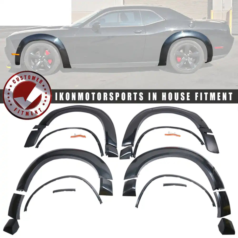 2015-2023 Dodge Challenger Front Full Bumper & Lip + Fender Flares PP