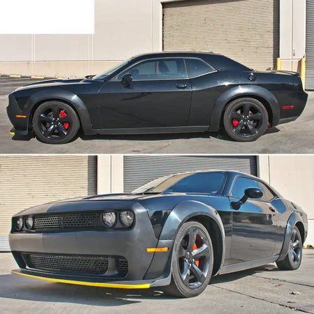 2015-2023 Dodge Challenger Front Full Bumper & Lip + Fender Flares PP
